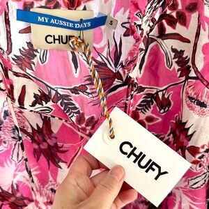 My Aussie Days Chufy Pink Ellis Blouse - Small - New with Tags $295